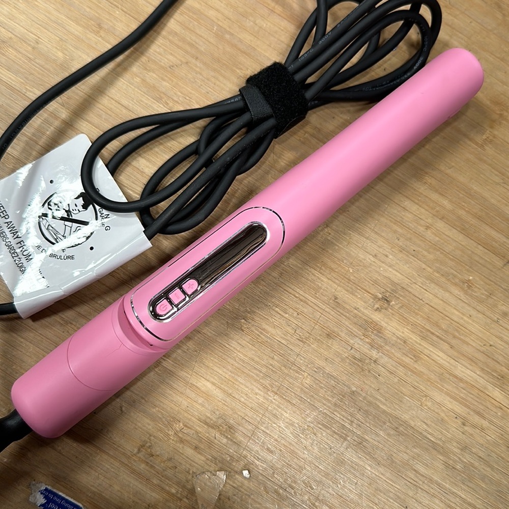 Pink flat iron